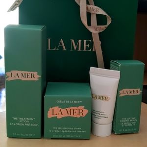 Deluxe samples of La Mer cream serum mask